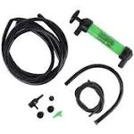 Koehler Enterprises Fuel Pump for Gas, Oil, and Liquids, Transfer Pump Kit for Automotive and Home, Safety Siphon, Green RA990