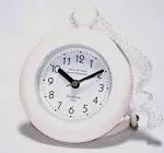 Our White Bathroom Shower Rope Clock with a Clear Easy to Read Clock face is ...