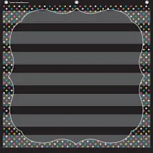 Teacher Created Resources Chalkboard Brights 7 Pocket Chart (20742), 28 x 28 in