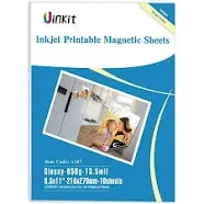 Uinkit Magnetic Photo Paper 4x6 Glossy 30 Sheets