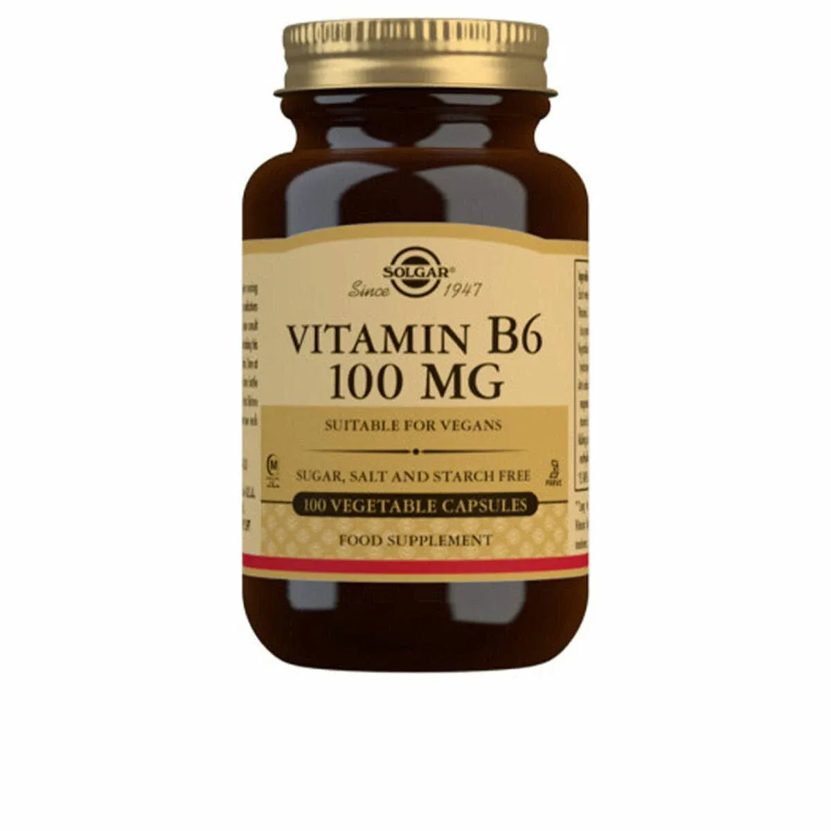 Solgar - Vitamin B6 100 mg 100 Tablets