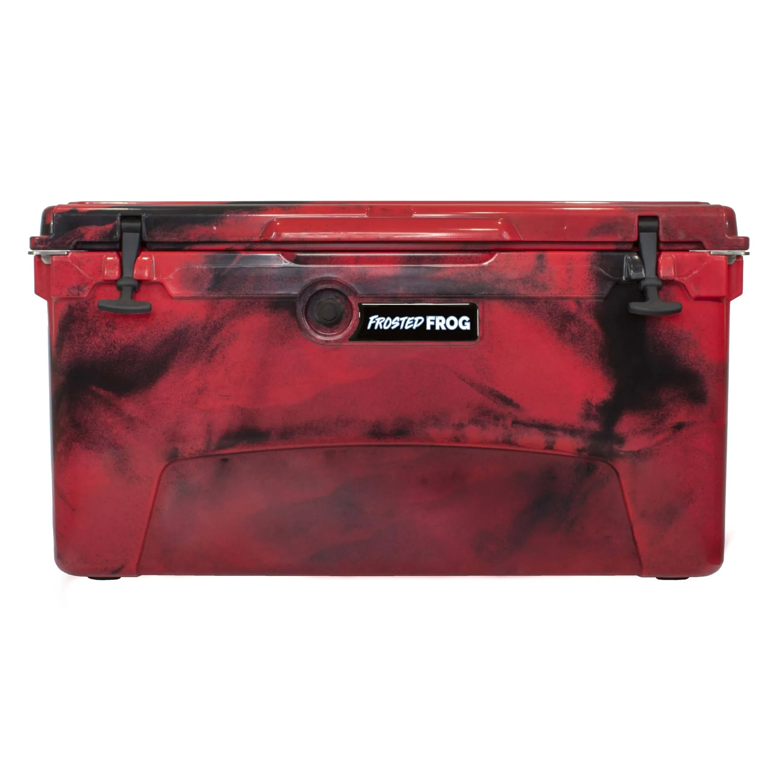 Frosted Frog 75qt Camo Cooler - Camo Red Cooler, 75 Quart