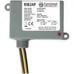 Functional Devices RIB12P Enclosed Pilot Relay 20Amp DPDT 12Vac/dc