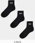 Vans Classic Half Crew Socks 3-Pack Womens 6.5-10