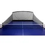 Ipong Carbon Fiber Compact Table Tennis Ball Catch Net, Black