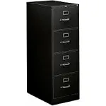 HON 4-Drawer Filing Cabinet - 310 Series Full-Suspension Legal File Cabinet, 26-1/2-Inch, Putty (H314C)