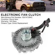 Ram Fan Clutch Radiator Cooling