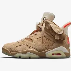 Air Jordan Men's 6 Retro Travis Scott British Khaki