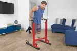 ProsourceFit Power Dip Station, Red