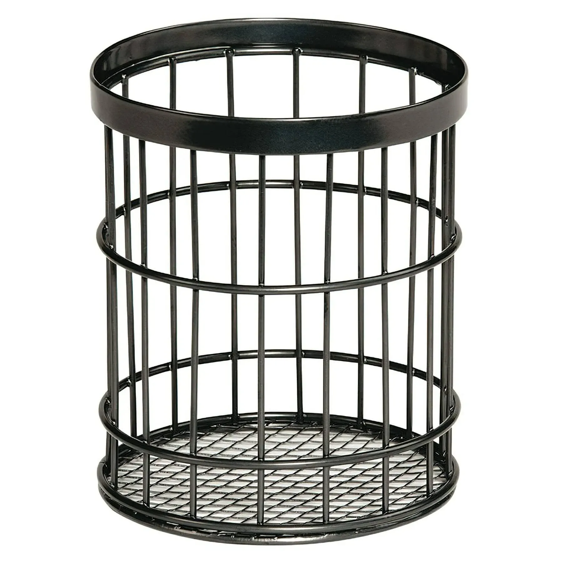 G.E.T. WB-55-MG 4.5" Dia. Round Wire Basket, 5tall, Metal