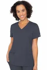 Med couture scrub top sz small NWT Zippered pocket