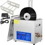 Ultrasonic Records Cleaner 6L Ultrasonic Vinyl Cleaner 7-12 in. 8 Records Ultrasonic Vinyl Cleaning Machine