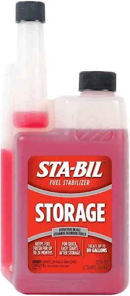 STA-BIL Storage - Gasoline Fuel Stabilizer, 4 fl. oz.