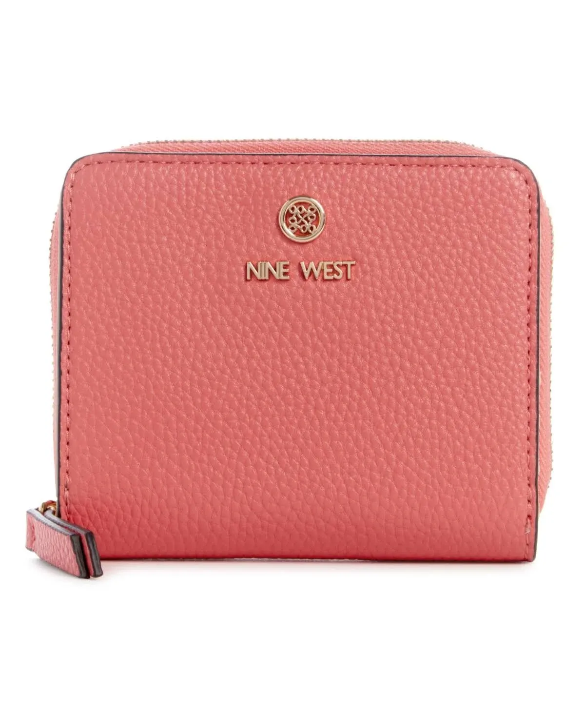 Nine West Linnette Mini Zip Around Wallet - Coral