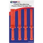 TCP Global 4 Piece Non-Marring Plastic Chisel Scraper Set