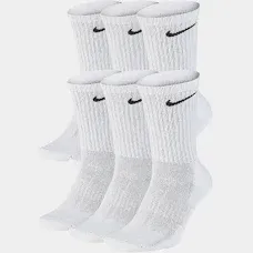 Nike U Everyday Cushioned Training Crew Sock - 6 Pack 'Black'