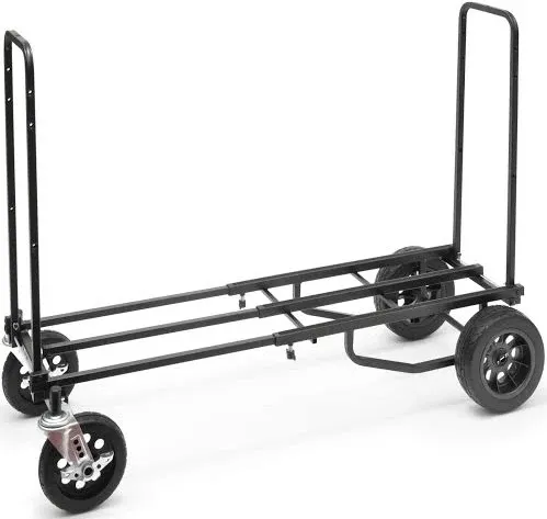 ROCKNROLLER R12STEALTH 8-in-1 Folding Multi-Cart Hand Truck - Black