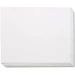 Pacon - Four-Ply Railroad Board, 22 x 28, White, 100/Carton