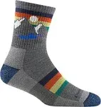 Darn Tough Sunset Ridge Jr. Micro Crew Lightweight Sock, Gray, Medium