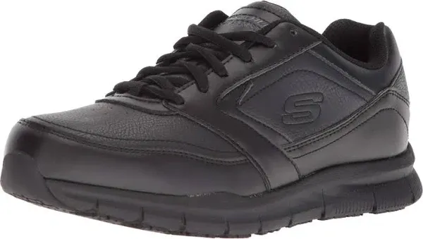 SKECHERS Work Relaxed Fit Nampa Wyola Sneaker Women&#039;s Size US 9 Black