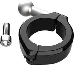 CIRO Ball Mount - Aluminum Clamp - 1-1/4" Handlebars - Black 50131