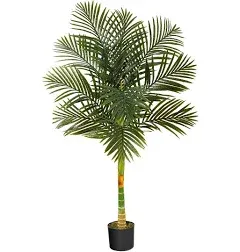 Nearly Natural Golden Cane Artificial Palm Tree