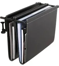 Hanging Desk File Organizer, Vertical Letter Size+black+gre<wbr/>en 