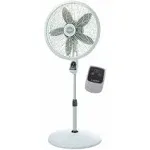 Lasko 18 inch Elegance Performance Oscillating Pedestal Fan W Remote 2 Pack