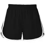 Soffe 5707G Girls Dolphin Short Black Medium