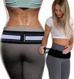 Sacroiliac Si Joint Hip Belt - Breathable Anti-Slip Pelvic and Lower Back Support Brace for Men and Women - Pain Relief for Sciatica Pelvis Lumbar