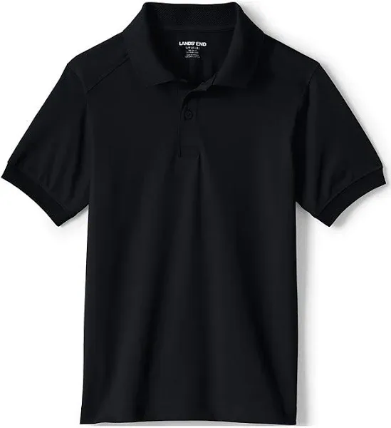 Lands' End Kids' Short Sleeve Rapid Dry Polo Shirt