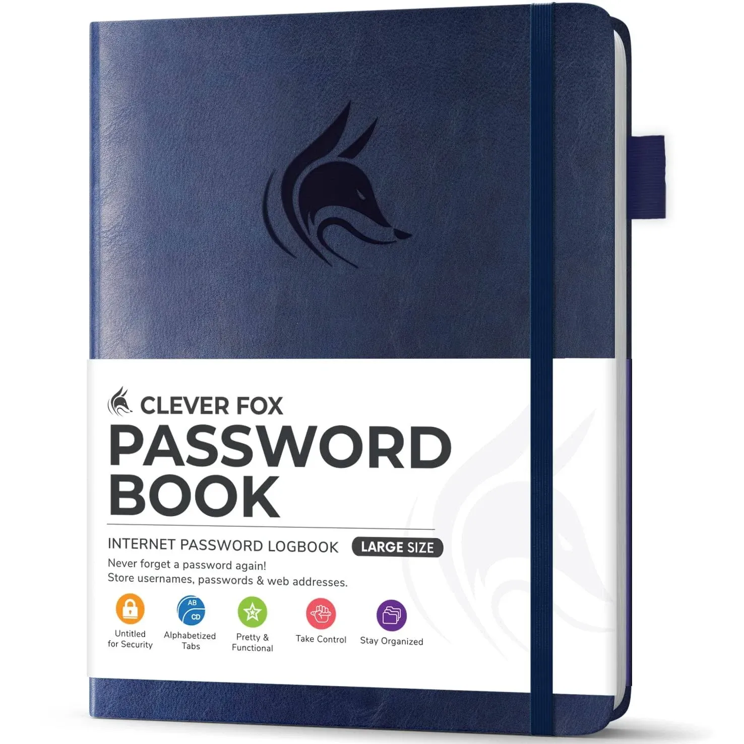 Practical Password Keeper for Website Logins - Thick Paper &amp; 60-Day Guarantee