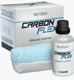 Nexgen Carbon Flex-Professional-Grade Nano Ceramic Coating for Cars-DIY Friendly Ceramic Car Coating-Long-Lasting SIO2 Protection-Winter Armor