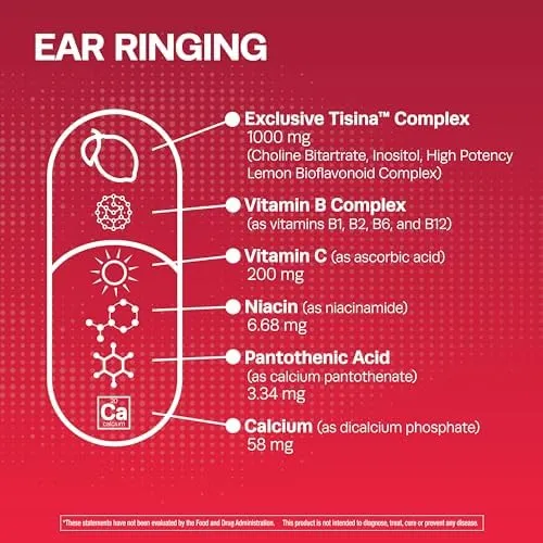 Lipo Flavonoid Plus Unique Ear Health Formula, Extra Strength, Caplets - 100 caplets