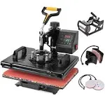 Seeutek Pro 5 in 1 Heat Press Machine 12x15 inch Digital Tshirt Press 