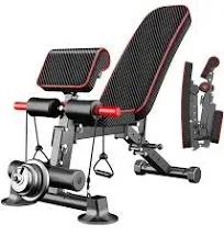 K KiNGKANG Adjustable Foldable Incline Decline Weight Bench