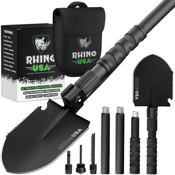 Rhino USA Ultimate Survival Shovel