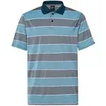 Oakley Men's Comfort Stripe Golf Polo Blue S