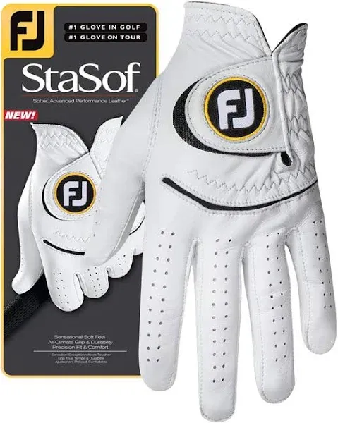 FootJoy Men's StaSof Golf Glove (White)