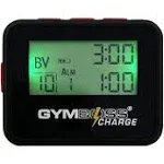 (Black Red) - Gymboss Charge Interval Timer and Stopwatch