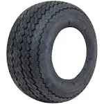 GTW Topspin 18x8.5-8 Sawtooth Golf Cart Street/Course Tire | 4 Ply, Black