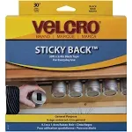 Velcro Sticky-Back Hook & Loop Fasteners Black