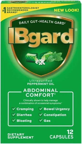 IBgard Irritable Bowel Syndrome, Capsules - 12 count