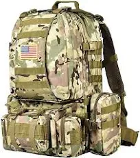 CVLIFE Tactical Backpack Military Army Rucksack 60L