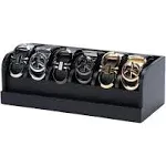 MinBoo Bamboo Belt Organizer Box,6 Grids Belt Rack for Closet and Drawer, Belt Storage Organizer and Displayer for Men Women