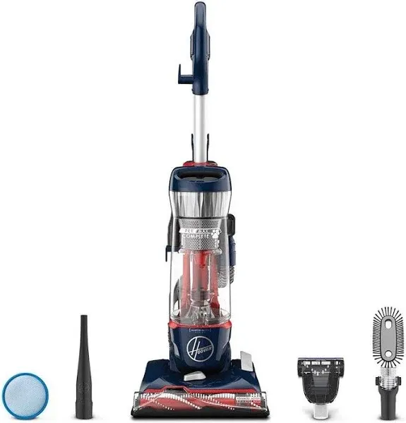 Hoover MAXLife Pet Max Complete, Bagless Upright Vacuum Cleaner, For Carpet and Hard Floor, UH74110, Blue Pearl