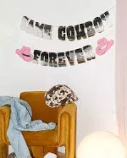 Same ? Forever Banner - silver foil banner