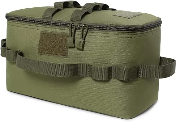 Tactical Camping Storage Bag 11L Tactical Utility Tote Bag Camping Cookware Organizer Trunk Organizer with Shoulder Strap