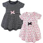 Touched by Nature Baby Organic Cotton Dress 2-Pack, Ditsy Floral