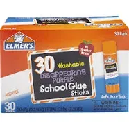 Elmer's Disappearing Purple School Glue Sticks